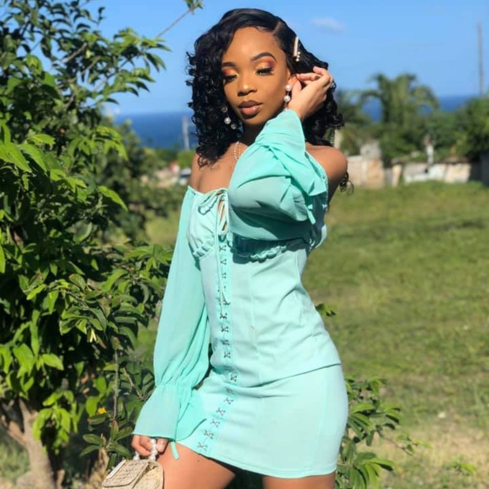 torqouise dress